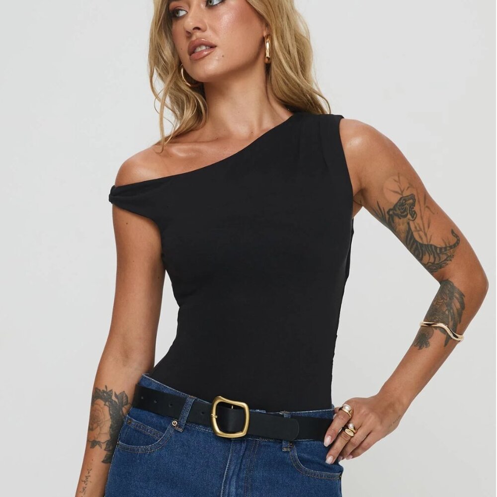 Princess Polly Asymmetric One-Shoulder Miyako Bodysuit